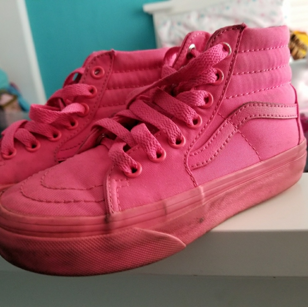 Pink High Top Vans